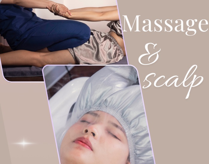(90 phút) Massage Khô + Chăm sóc da đầu 